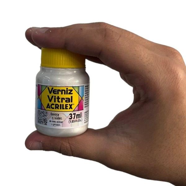 Imagem de Kit com 6 Verniz Vitral Vitro Acrilex 37ml - Escolha a Cor