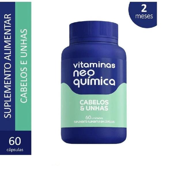 Imagem de Kit Com 6 Vitaminas Cabelos e Unhas C /60Cpr - Neo Quimica