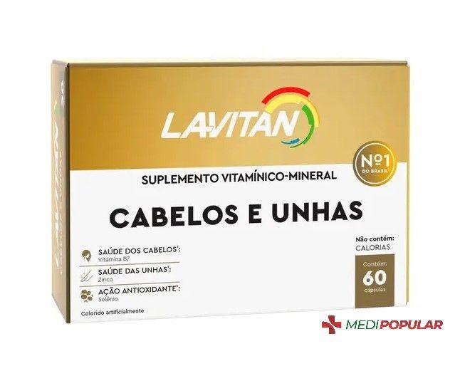 Imagem de Kit Com 6cx Lavitan Cabelos E Unhas 60 Cápsulas - Cimed