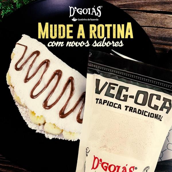 Imagem de Kit Com 6Pct Tapioca Tradicional Vegana Veg-Oca D'Goias 400G