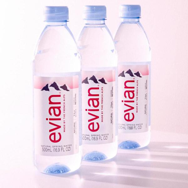 Imagem de Kit Com 6Un Água Mineral S/ Gás Francesa Evian Pet 500Ml