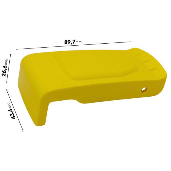 Imagem de Kit com 6un de Trava Lateral Fecho Rápido Amarelo Compatível com Aspirador Karcher NT585 1.428-702.0