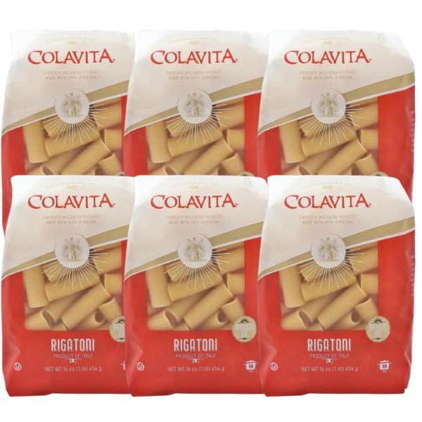 Imagem de Kit Com 6Un Macarrão Rigatoni Colavita Grano Duro 500G