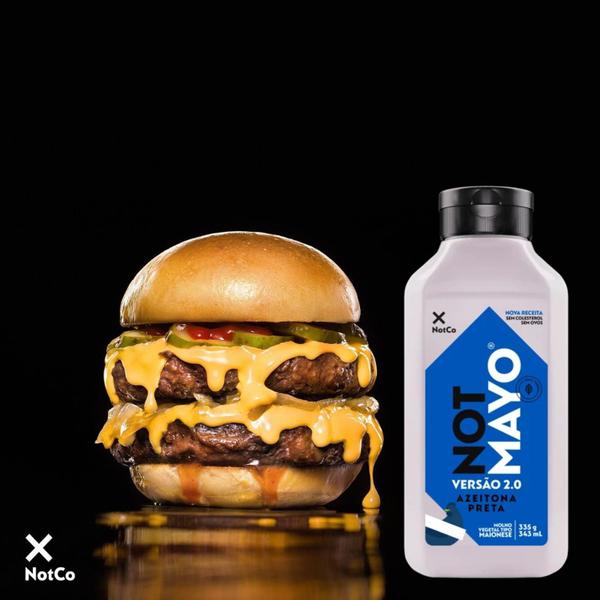 Kit Com 6Un Maionese Vegana Not Mayo eitona Preta 335G - Not Milk Imagem de Kit Com 6Un Maionese Vegana Not Mayo eitona Preta 335G