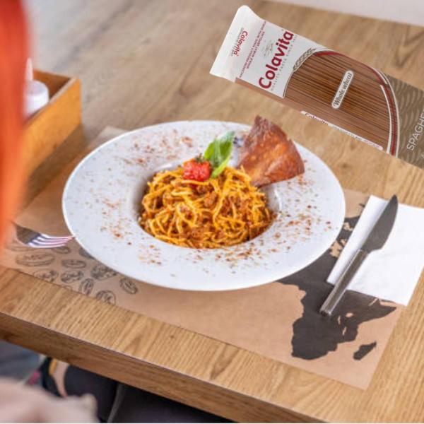 Kit Com 6Un Spaguetti Integral Colavita Grano Duro 500G Imagem de Kit Com 6Un Spaguetti Integral Colavita Grano Duro 500G