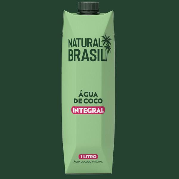 Imagem de Kit Com 6Und Água De Coco Integral Natural Brasil 1L