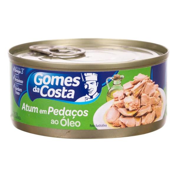 Imagem de Kit Com 6Und Atum Em Pedaços No Óleo Gomes Da Costa 170G