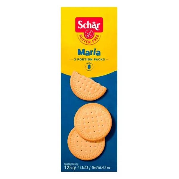 Kit Com 6Und Biscoito Sem Glúten Maria Schar 125G Imagem de Kit Com 6Und Biscoito Sem Glúten Maria Schar 125G