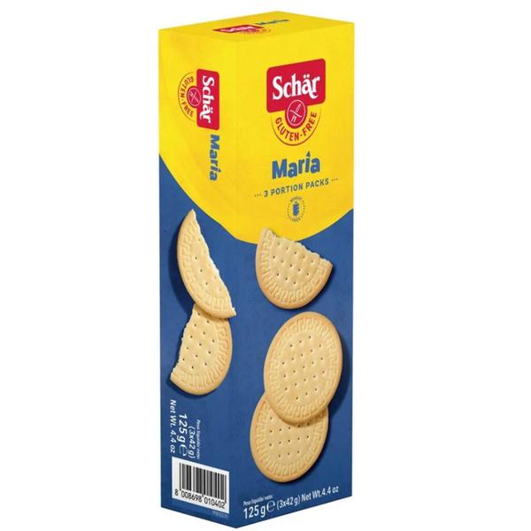 Kit Com 6Und Biscoito Sem Glúten Maria Schar 125G Imagem de Kit Com 6Und Biscoito Sem Glúten Maria Schar 125G