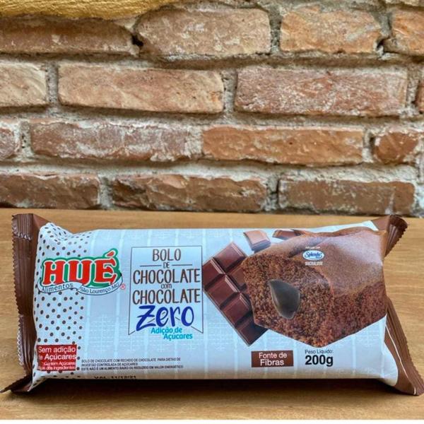 Kit Com 6Und Bolo De Chocolate Com Chocolate Zero Hué 200G - HUE Imagem de Kit Com 6Und Bolo De Chocolate Com Chocolate Zero Hué 200G