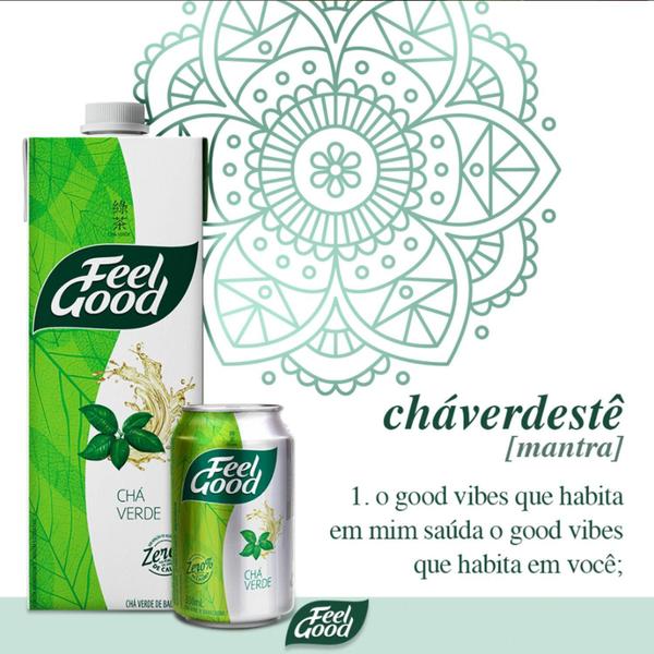 Imagem de Kit Com 6Und Chá Verde Com Limão Feel Good 1L