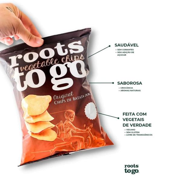 Imagem de Kit Com 6Und Chips De Batata-Doce Roots To Go 45G