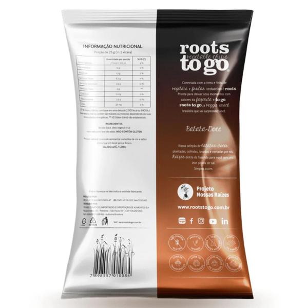 Imagem de Kit Com 6Und Chips De Batata-Doce Roots To Go 45G