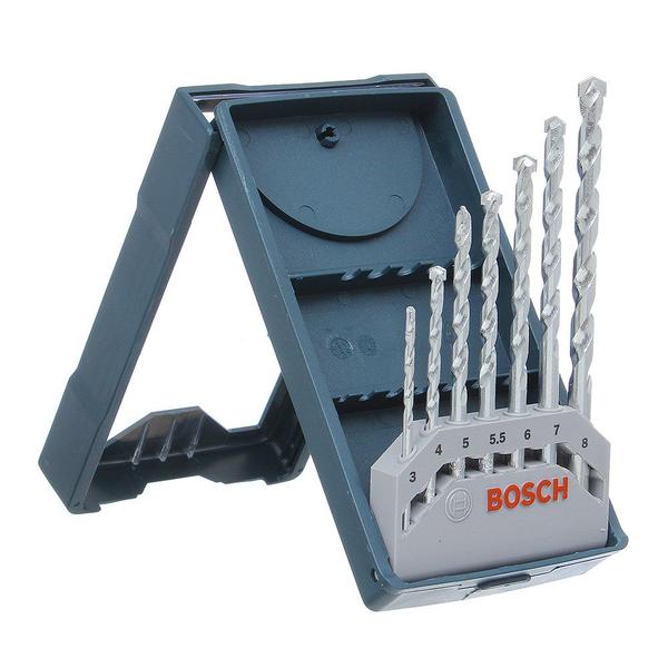 Imagem de Kit com 7 Brocas Mini X-Line para Concreto Bosch 30288