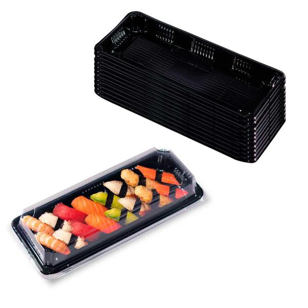 Imagem de Kit Com 75 Embalagem Delivery Sushi Sashimi Preço