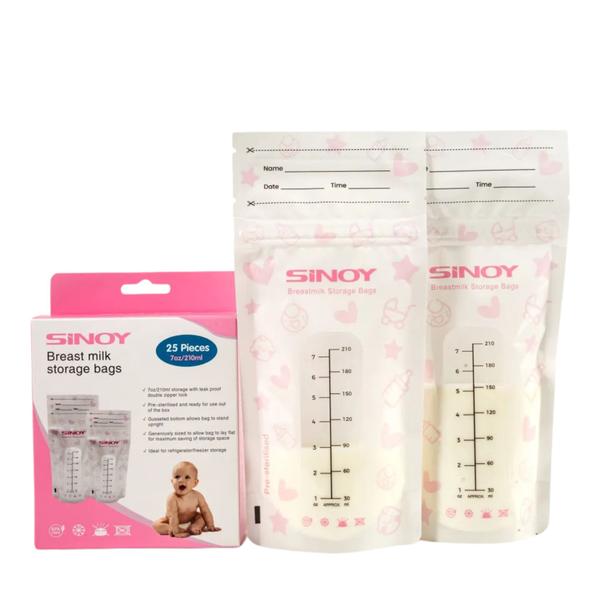 Kit Com 75 Sacos Para Armazenamento De Leite Materno 210ml Vedação Dupla Anti-Vazamento E Material Seguro - Pietra Baby Imagem de Kit Com 75 Sacos Para Armazenamento De Leite Materno 210ml Vedação Dupla Anti-Vazamento E Material Seguro