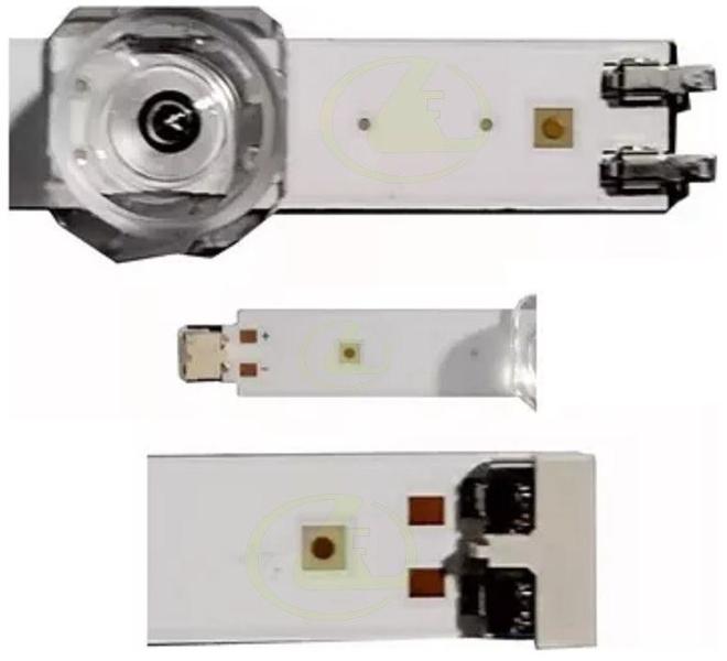 Kit com 8 barras de led original para tv samsung un55cu7700 un55cu7700g un55cu7700gxzd Imagem de Kit com 8 barras de led original para tv samsung un55cu7700 un55cu7700g un55cu7700gxzd