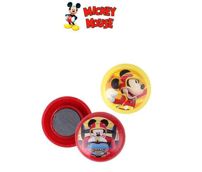 Imagem de Kit com 8 imãs prendedor fixador magnético multiuso mickey mouse - ETIPEL