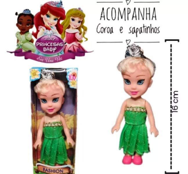 Imagem de Kit com 8 Lindas Bonecas da Disney - 15 cm