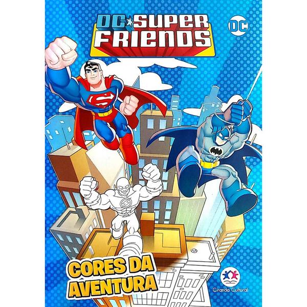 Imagem de Kit com 8 livros - DC Super Friends - Embalagem econômica - COLORIR - HISTÓRIAS E BRINCADEIRAS