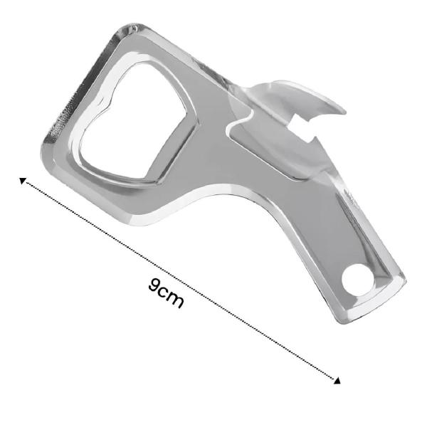 Kit com 9 Abridor De Latas e Garrafas - 9 Cm - Inox - GP INOX Imagem de Kit com 9 Abridor De Latas e Garrafas - 9 Cm - Inox
