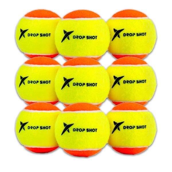 Imagem de Kit com 9 Bolas de Beach Tennis Drop Shot ITF