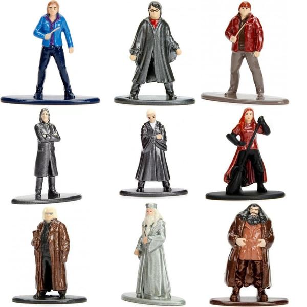 Imagem de Kit Com 9 Bonecos Mini-Figuras Nano Metalfigs Harry Potter