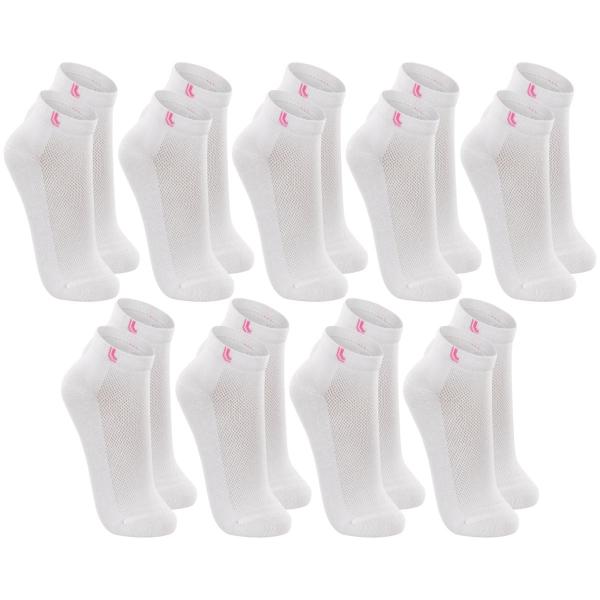 Imagem de Kit Com 9 Pares De Meia Cano Curto Lupo Sport Esportiva Cores Femininas Algodão Cotton