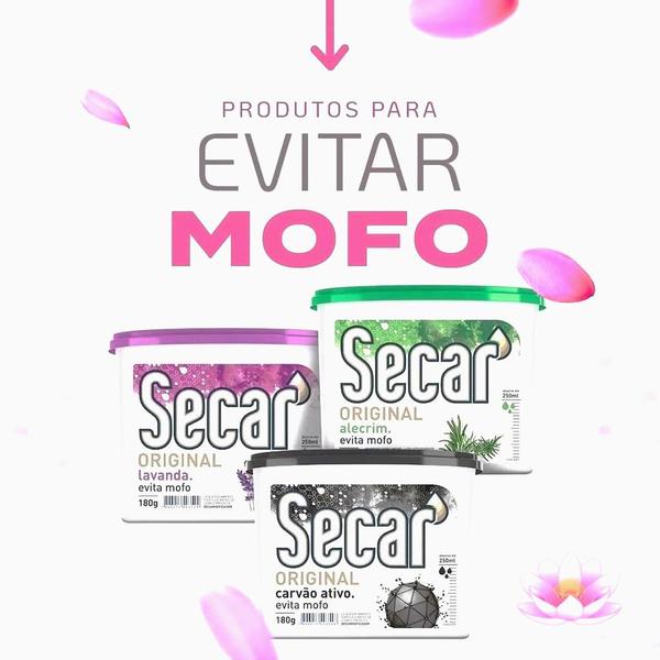 Imagem de Kit Com Anti Mofo Secar Original Variados 180g Elimina Odor Desumidificador Ambientes