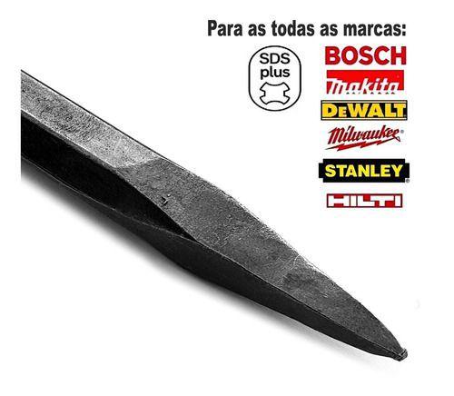 Imagem de Kit Com Talhadeira E Ponteiro Sds-plus 40x250mm Tipo Makita