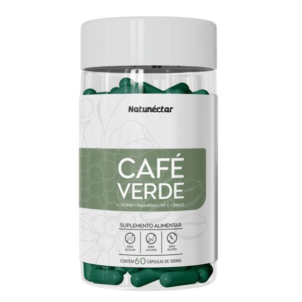 Imagem de Kit Combo 02 UND Café Verde 500mg 120 cápsulas Suplemento Alimentar Natunéctar