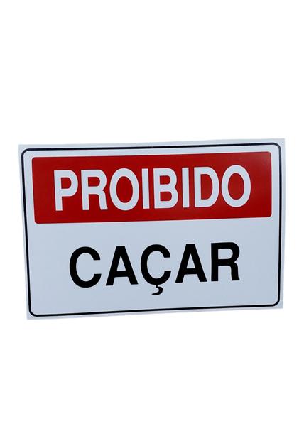 KIT COMBO 8 Placa DE Sinalização proibido caçar 20 X 30 CM - ASELETRO Imagem de KIT COMBO 8 Placa DE Sinalização proibido caçar 20 X 30 CM