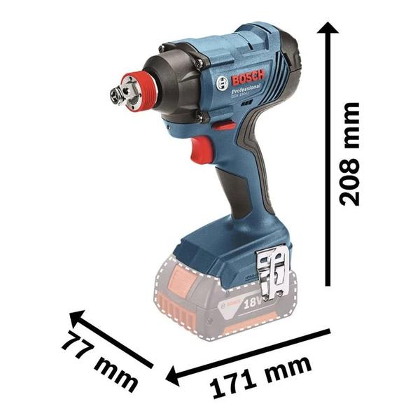 Imagem de kit Combo Parafusadeira/Furadeira Gsb 180-LI + Chave de Impacto Gdx 180-LI 18V Bivolt Bosch