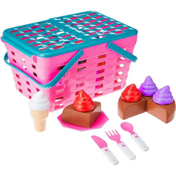 Imagem de Kit Comidinha Infantil - Cesta Pic Cake - Magic Toys