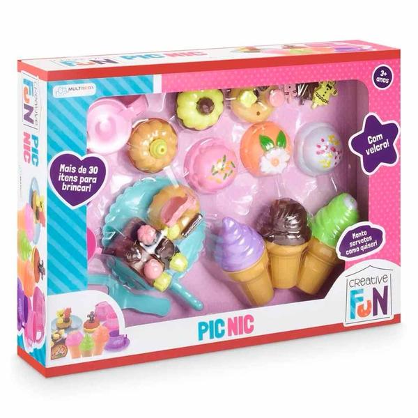 Imagem de Kit Comidinha Infantil - Creative Fun - Pic Nic - Multikids