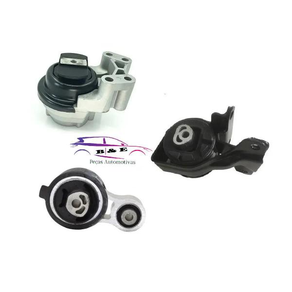 Imagem de Kit Completo 3 Coxim Do Motor E Cambio Ford Edge 24V 3.5 V6 2011 2012 2013 2014