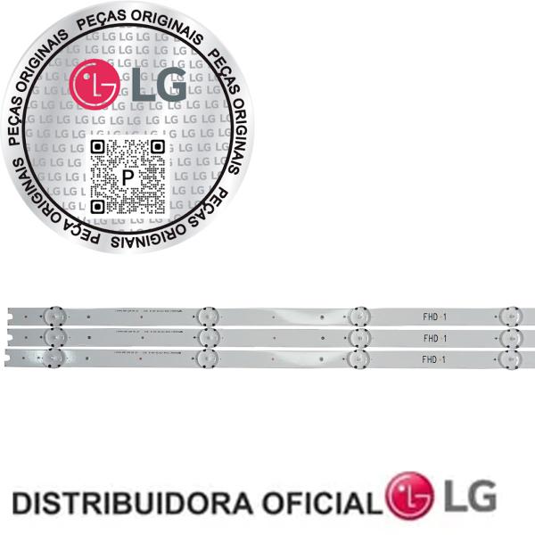 Imagem de Kit Completo Barras Led LG 43LW540S Original