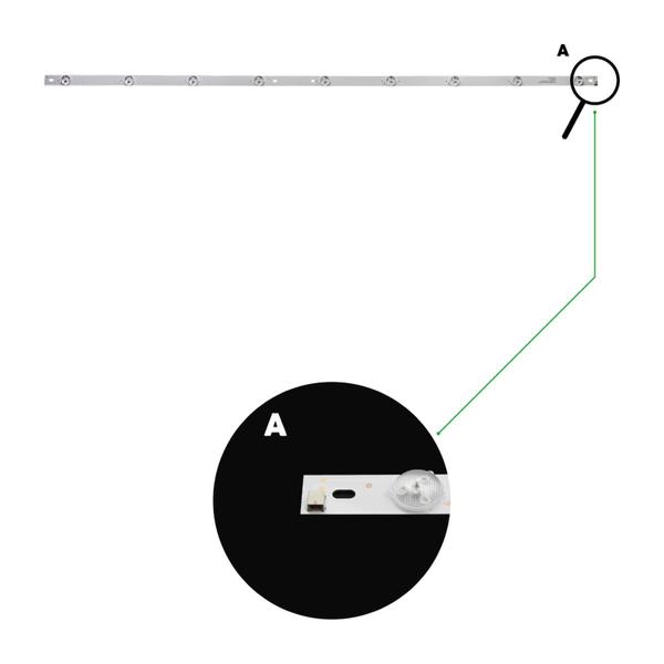 Kit Completo Barras Led Ph49u21dsgw Ptv49e68dswn Ph49f30dsgw - CHIPSCE Imagem de Kit Completo Barras Led Ph49u21dsgw Ptv49e68dswn Ph49f30dsgw