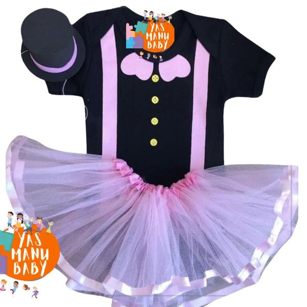 Imagem de Kit Completo Body Mundo Bita Infantil Personagens Mesversario Fantasia