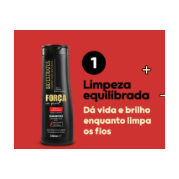 Kit Completo Cabelos Mais Forte com Pimenta - Bio Extratus Imagem de Kit Completo Cabelos Mais Forte com Pimenta - Bio Extratus