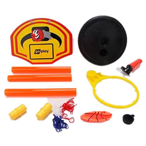 Imagem de Kit Completo de Basquete com Tamanho Ajustável Go Play BR951 - Multikids