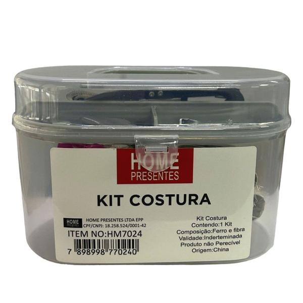 Imagem de Kit Completo de Costura com 55pcs Portátil Ideal Para Viagem