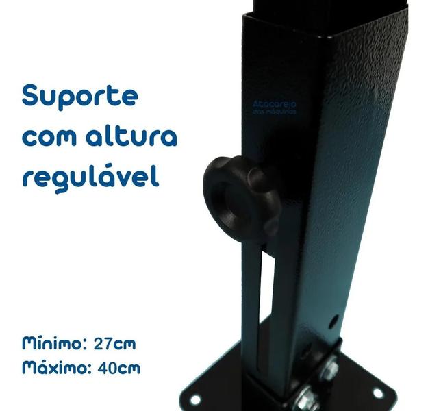 Imagem de Kit Completo De Suportes Para Balcão De Checkout Suporte Para Monitor De Vídeo, Leitor Cód De Barras, Teclado E Pinpad