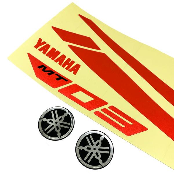 Kit Completo Faixas Yamaha Mt-03 2019/2020 Adesivo Refletivo - SPORTINOX Imagem de Kit Completo Faixas Yamaha Mt-03 2019/2020 Adesivo Refletivo