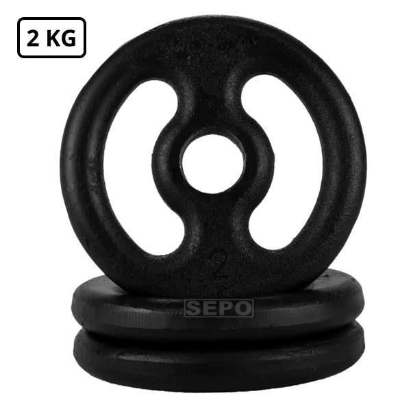 Kit Completo Musculação 8Kg em Anilhas com 2 Barras Fitness 40cm - SEPO Imagem de Kit Completo Musculação 8Kg em Anilhas com 2 Barras Fitness 40cm
