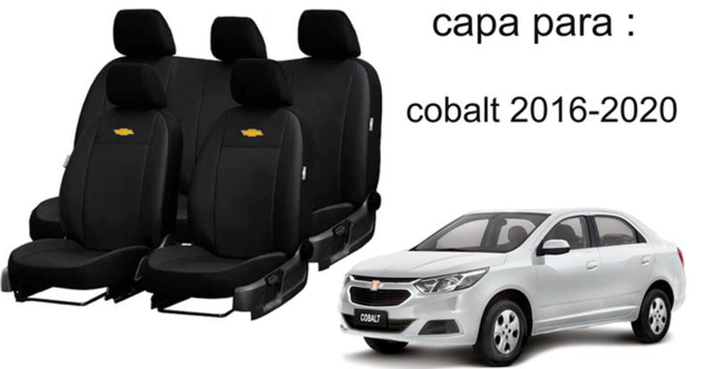 Imagem de Kit Completo para Cobalt 2016-2020 com Capa de Couro, Capa de Cobrir e Limpador de Parabrisa