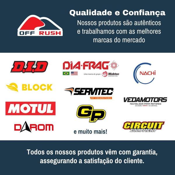 Imagem de Kit Completo Pastilhas De Freio Diafrag Dianteira e Traseira - Fazer 250 2011 2012 2013 2014 2015