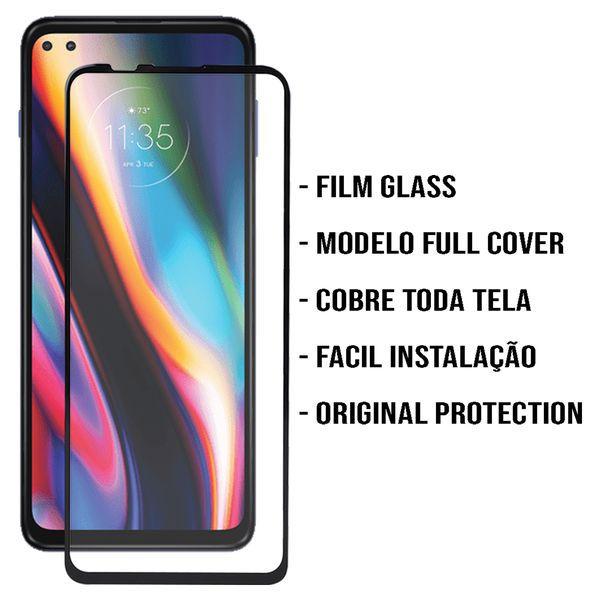 Imagem de Kit Completo Película Carbono, 3d E Câmera Para Moto G 5G Plus 6.7 XT2075 - Cell In Power25