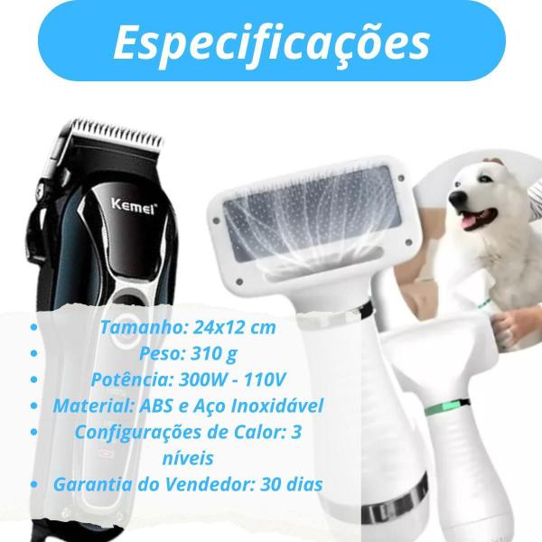 Imagem de Kit Completo Pet Shop: Tosa 1991 E Secador Com Pente