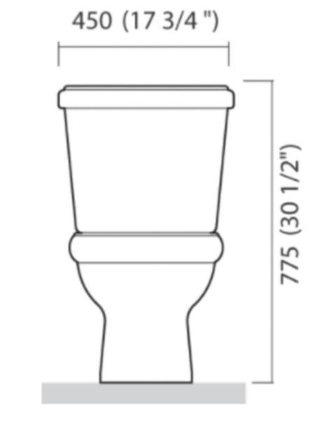 Imagem de Kit Completo Vaso Sanitário com Caixa Acoplada e Assento Sabatini Branco